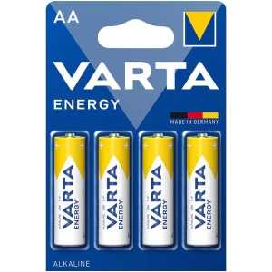 Pile AA - LR06 « Energy Value Pack » (Blister 4 unités) Ø14,5 x 50,5 mm. Puissance et durabilité à Chaque Utilisation, idéal