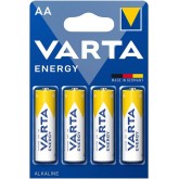 Pile AA - LR06 « Energy Value Pack » (Blister 4 unités) Ø14,5 x 50,5 mm. Puissance et durabilité à Chaque Utilisation, idéal