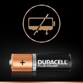 Duracell Plus Power Piles Alcalines type AA, Lot de 4 piles