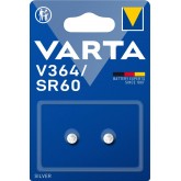 Varta Pack de 2 Piles Montre Oxyde d'Argent V364 SR60