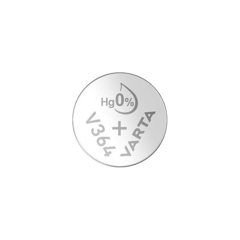 Varta Pack de 2 Piles Montre Oxyde d'Argent V364 SR60