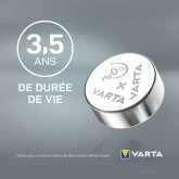 Varta Pack de 2 Piles Montre Oxyde d'Argent V364 SR60