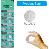 MCAOAL Lot de 10 piles bouton de rechange multi-usages LR1130 5 V AG10/LR54/389A/189/SR1130 pour appareils électroniques