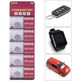 MCAOAL Multipacks CR1220 Lot de piles bouton au lithium 3 V CR1220 3 V pour appareils électroniques Gadgets