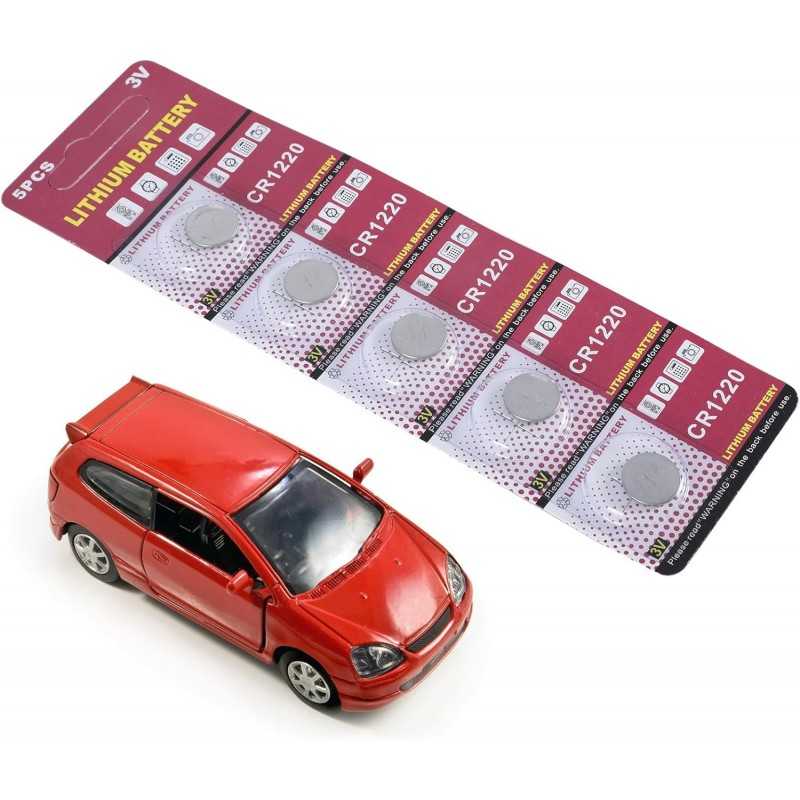 MCAOAL Multipacks CR1220 Lot de piles bouton au lithium 3 V CR1220 3 V pour appareils électroniques Gadgets