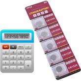 MCAOAL Multipacks CR1220 Lot de piles bouton au lithium 3 V CR1220 3 V pour appareils électroniques Gadgets