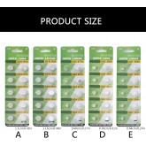 Piles bouton AG1 AG3 AG4 Durabilité pour un usage quotidien Tension stable pour petits appareils électroniques