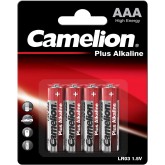 Camelion 59820 Pack de 4 Piles Alkaline universel LR3/AAA 1,5 V 1100 mAh