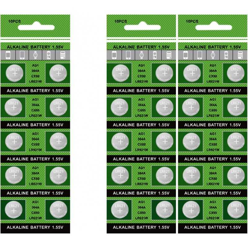 Piles bouton 364/LR621 Durabilité pour un usage quotidien Tension stable pour petits appareils électroniques
