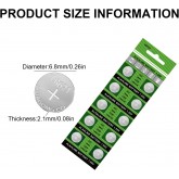 Piles bouton 364/LR621 Durabilité pour un usage quotidien Tension stable pour petits appareils électroniques