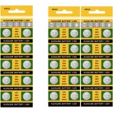 Lot de 10 piles bouton AG3 736 LR41 avec tensions stables pour montres et gadgets