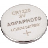 AgfaPhoto Lithium Pile bouton batterie CR 1220 , multicolore