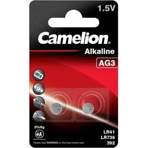 CAMELION Pile Alcaline LR44 1,5V BL2