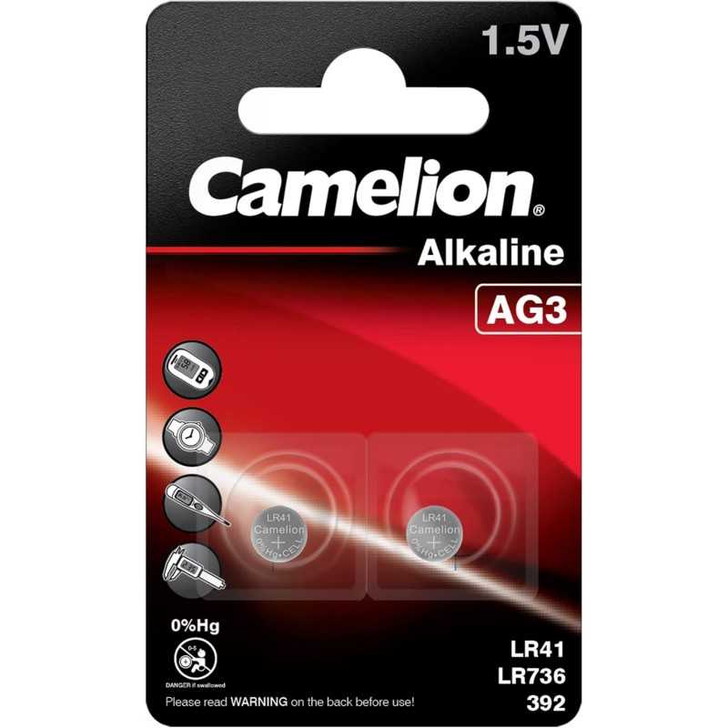 CAMELION Pile Alcaline LR44 1,5V BL2 CAMELION Pile Alcaline LR44 1,5V BL2