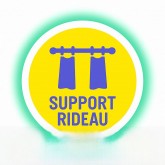 Tous Type et modèles de Support Rideau ➤ ELECTRO