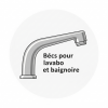 Becs pour lavabo et baignoire