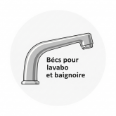 Becs pour lavabo et baignoire