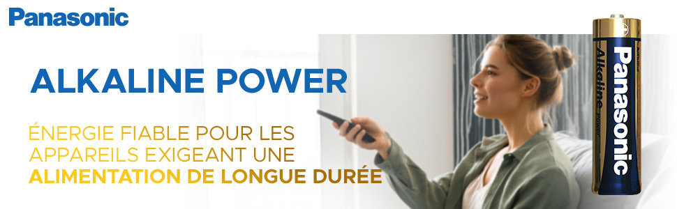 Panasonic Alkaline Power piles alcalines
