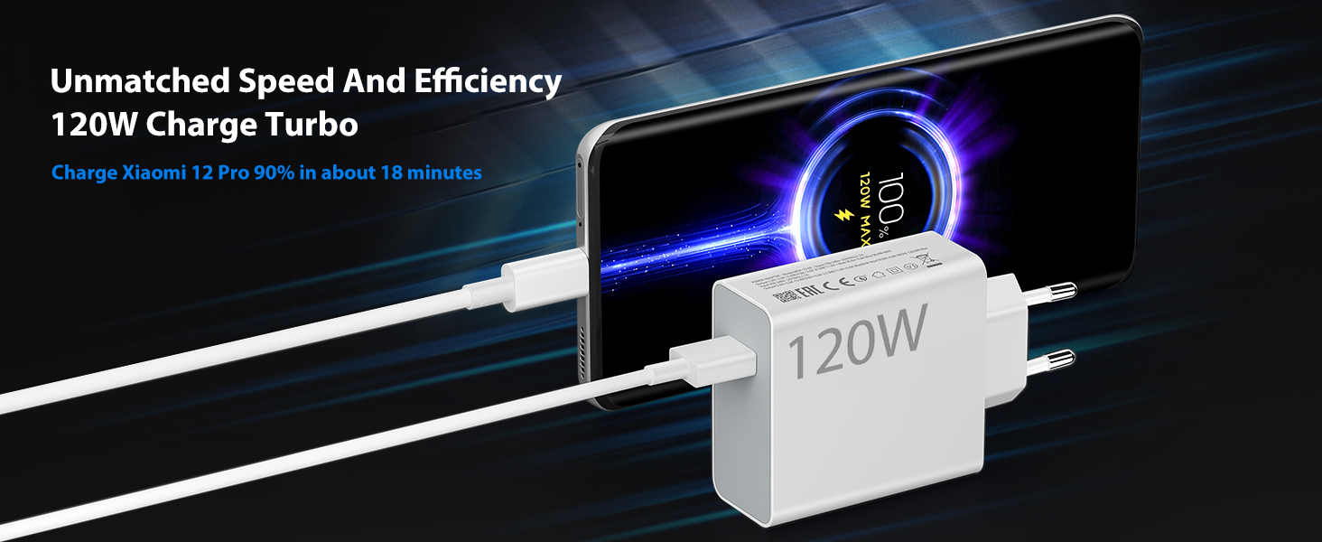 120W Chargeur Rapide