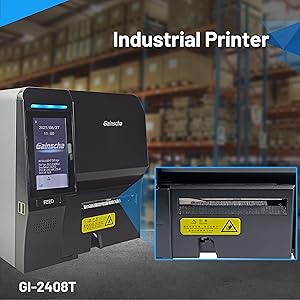 Industrial barcode printer